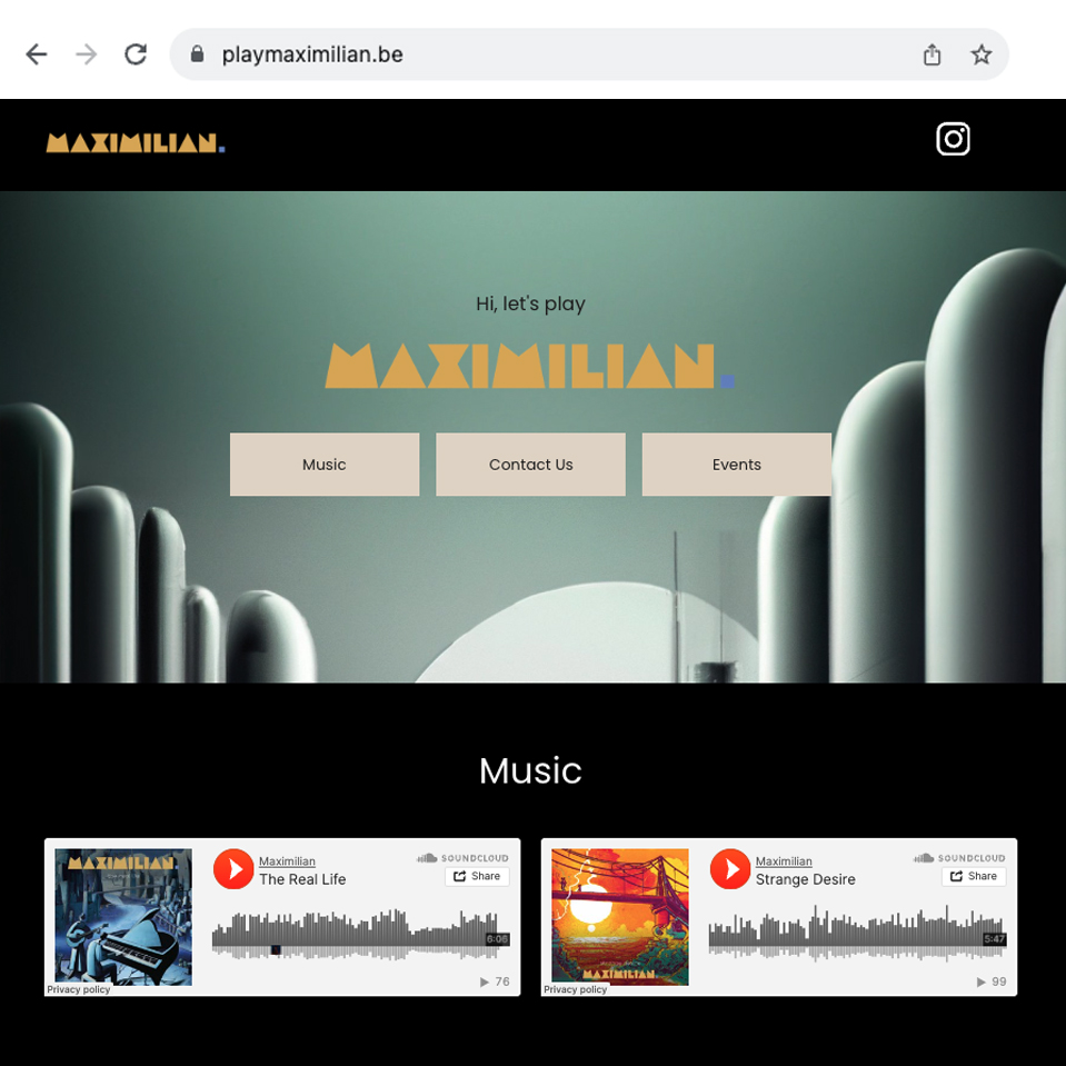 website Maximilian